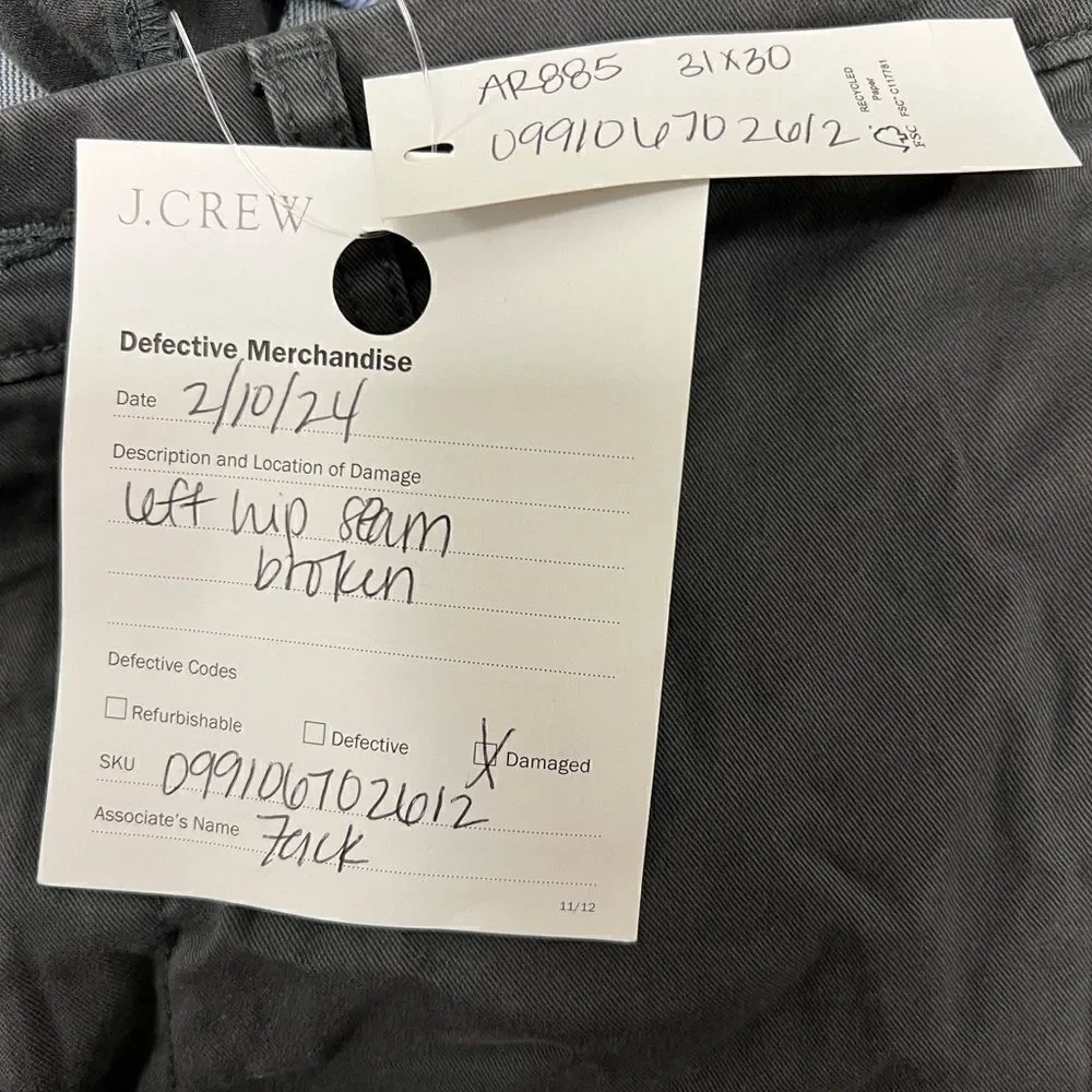 J.Crew 484 Slim-fit stretch chino pant